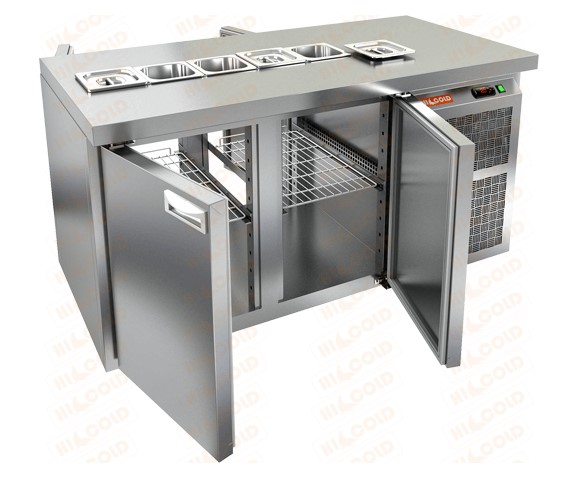 Стол охлаждаемый для салатов (саладетта) HICOLD SL2T-11/SN